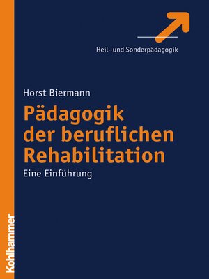 cover image of Pädagogik der beruflichen Rehabilitation